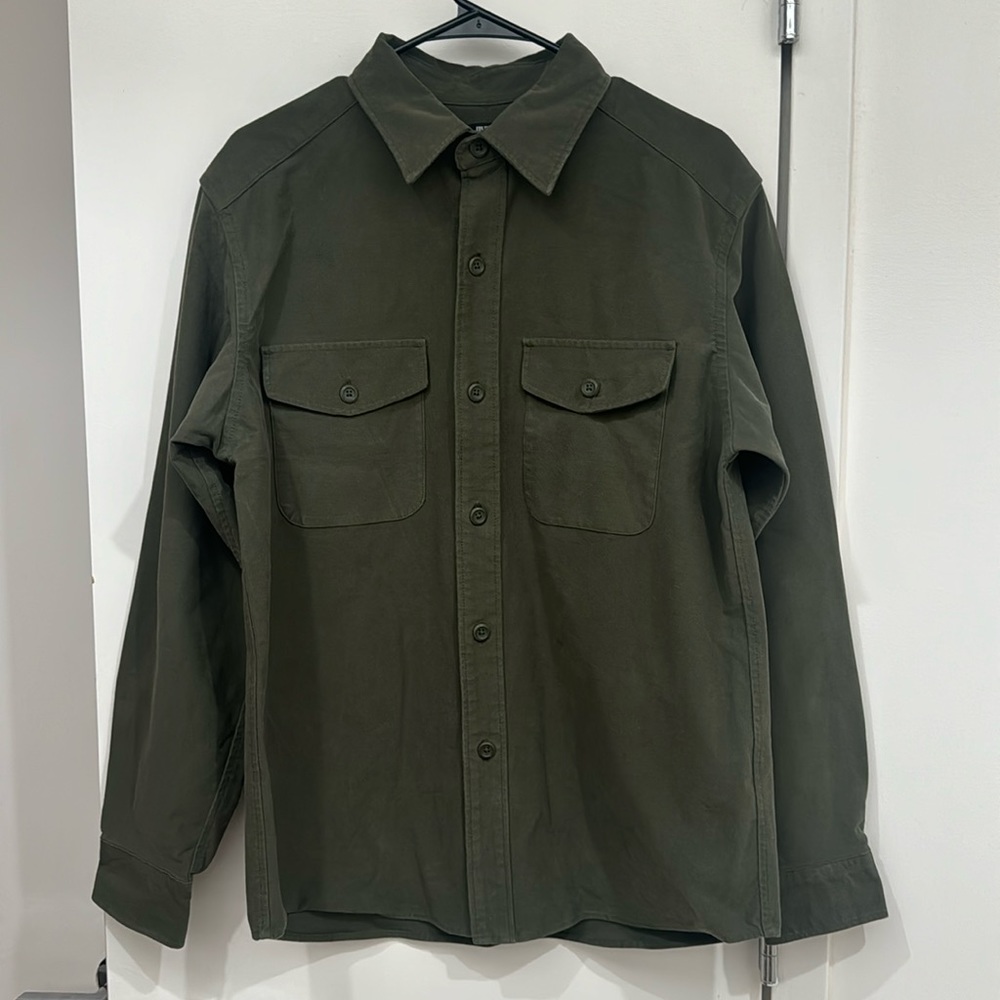 Uniqlo Jersey Utility Long-Sleeve Overshirt